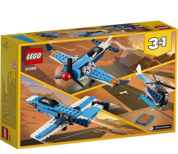 Lego Aereo ad elica 3 in 1 NIHAO MARKET