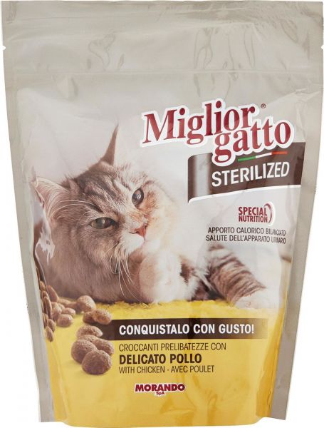 Milgior Gatto Croccantini Pollo 400 Gr NIHAO MARKET